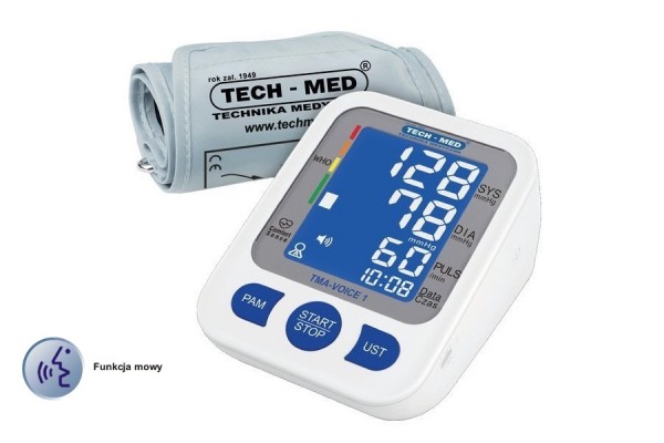 ciśnieniomierz tma-voice 1 tech-med z funkcją mowy tech-med sprzęt medyczny 2